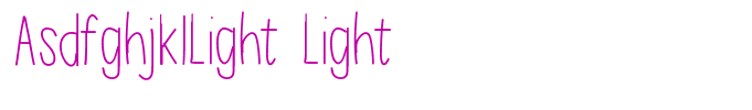 AsdfghjklLight Light